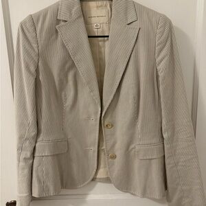 Banana Republic Cotton Seersucker Suit Jacket